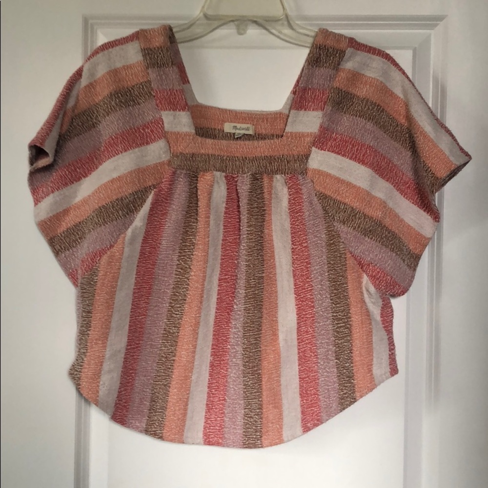 Madewell flowy striped top